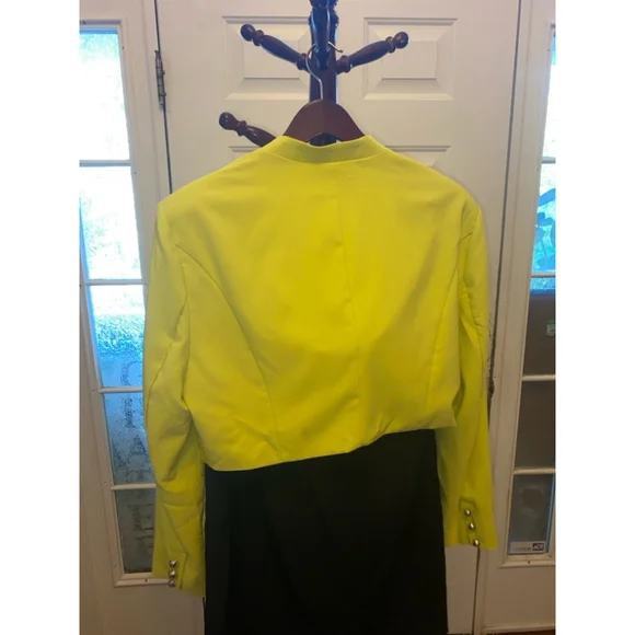 Women's Gabrielle Union Yellow & Black Dress XX-Large - Picture 6 of 9